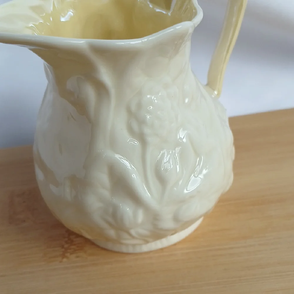 Vintage Belleek Porcelain Creamer Ireland